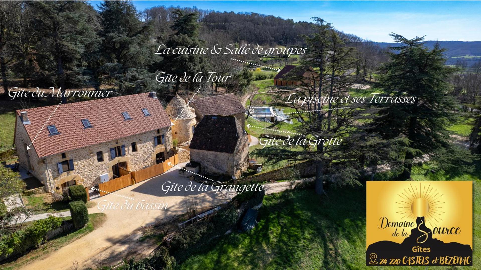 Domaine De La Source Villa Castels Exterior foto
